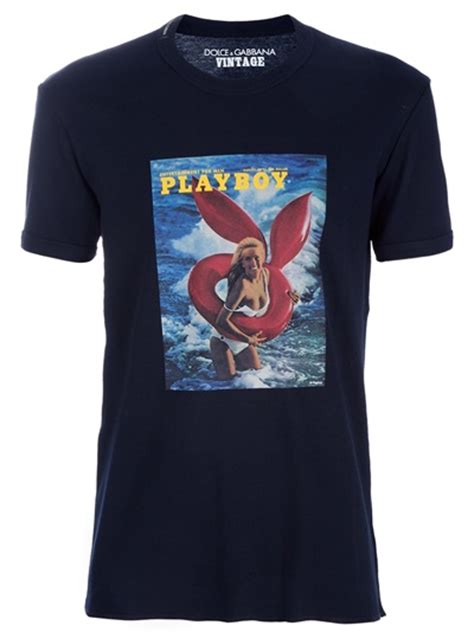 dolce gabbana playboy t shirt|dolce gabbana t shirt sale.